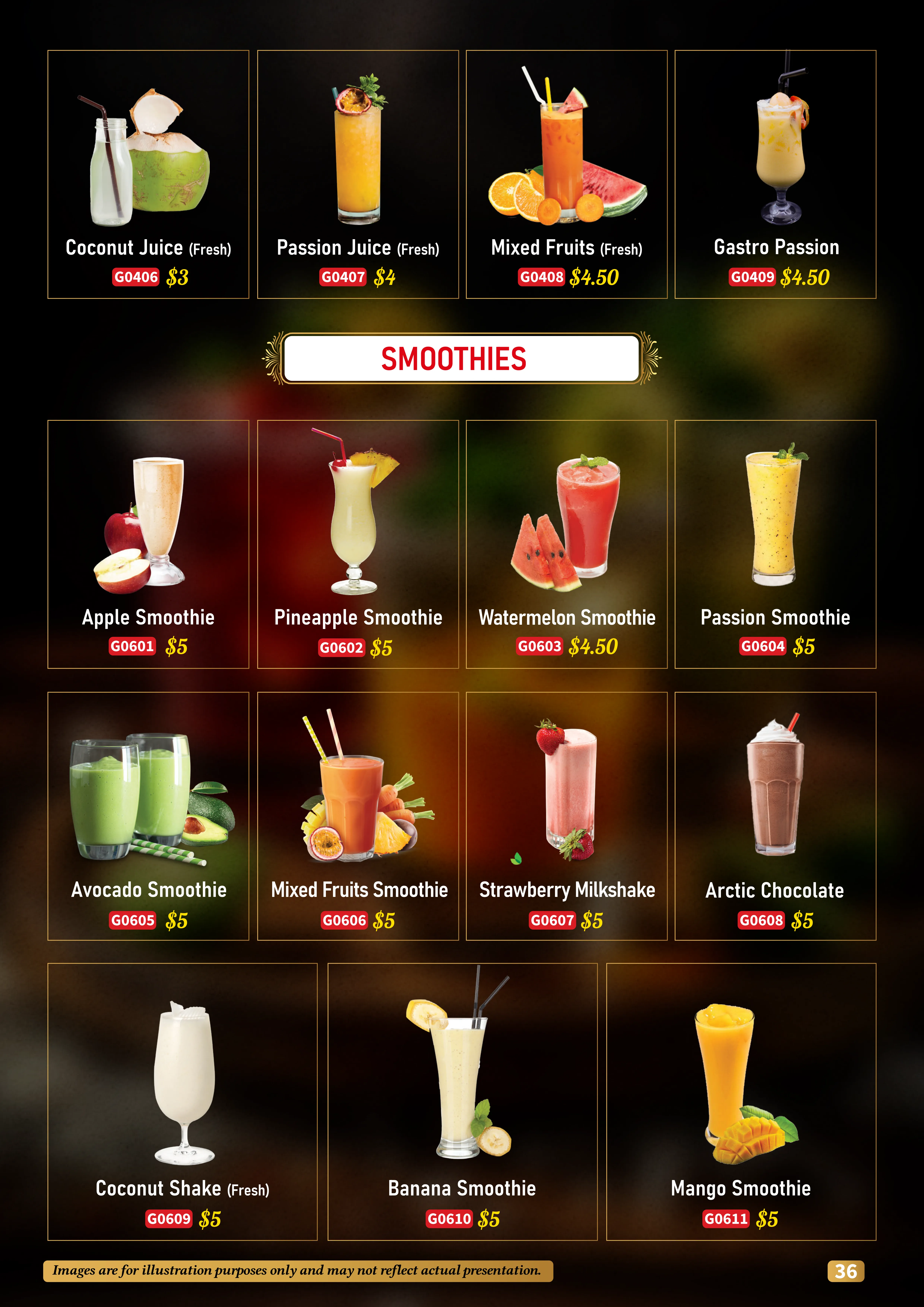 Drinks Menu 2